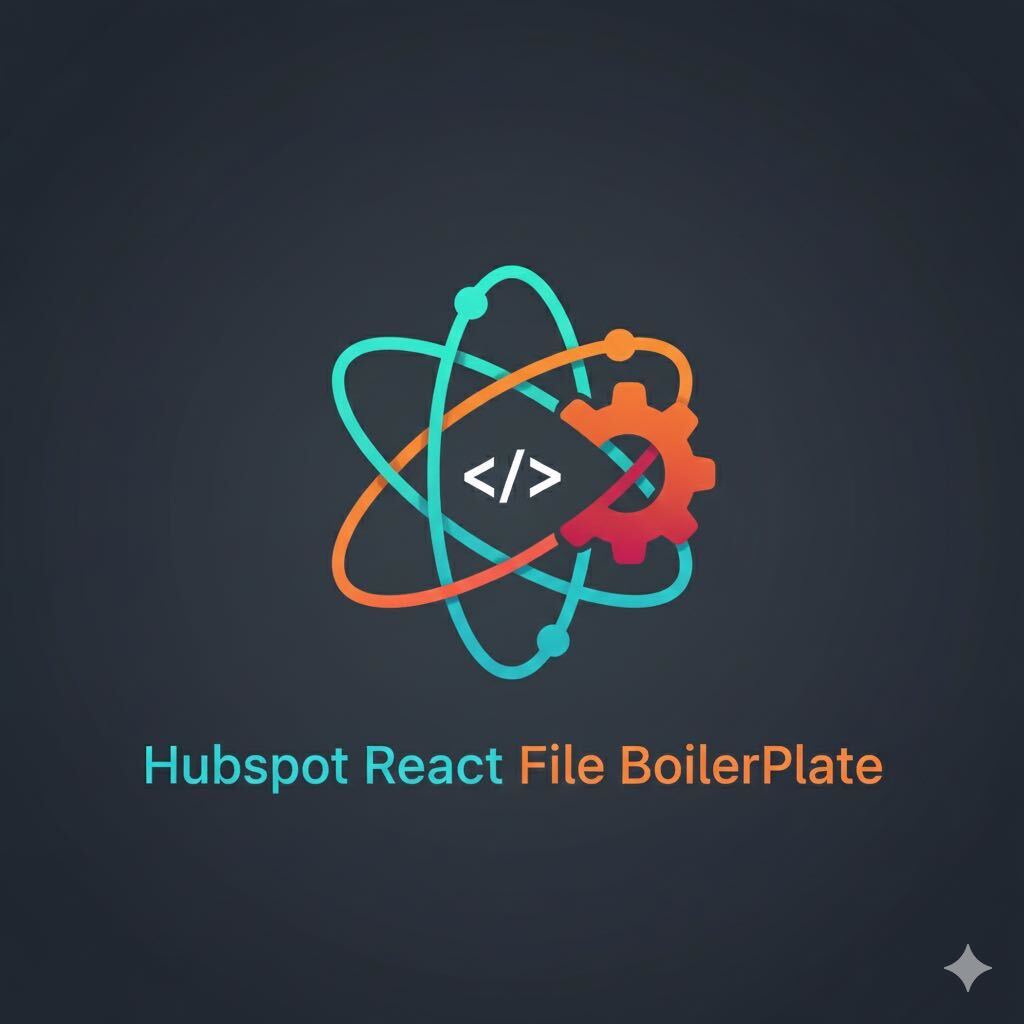 Hubspot React File BoilerPlate